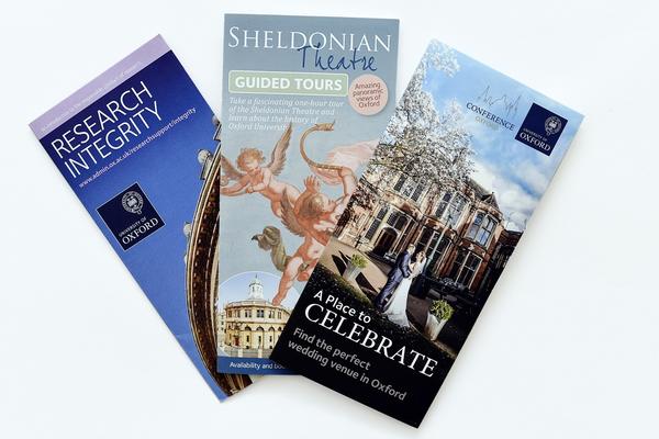 Leaflets and brochures